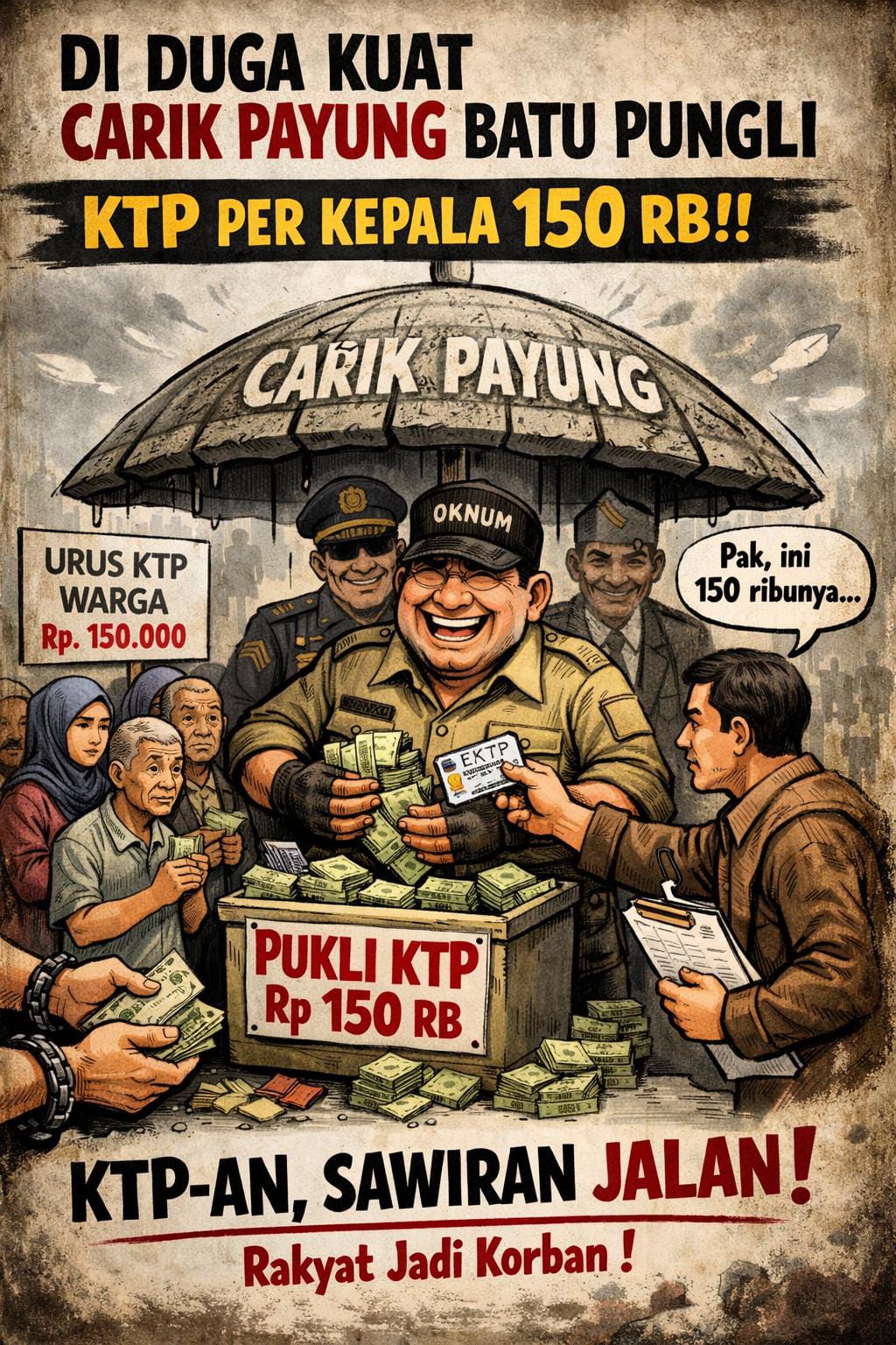 Diduga Ada Pungutan Saat Pengurusan KTP, Warga Payung Batu Sampaikan Aduan ke Rayyan