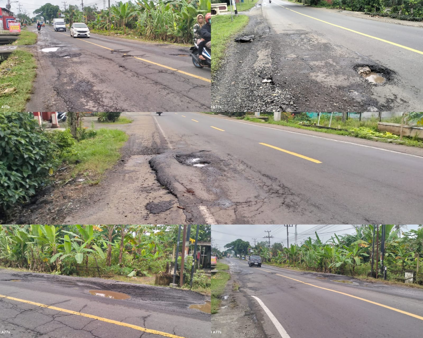 Jalan Lintas Gumukmas Hancur, Warga Pertanyakan Keseriusan Pemprov Lampung Jelang Arus Mudik