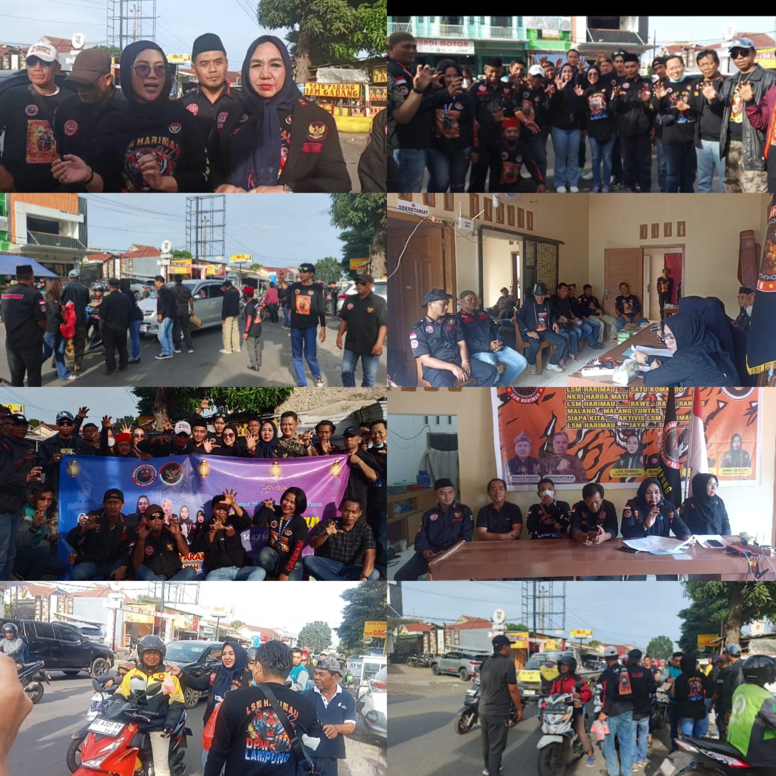 Rakerwil & Aksi Sosial, DPW LSM Harimau Lampung Semarakkan Ramadan 1447 H