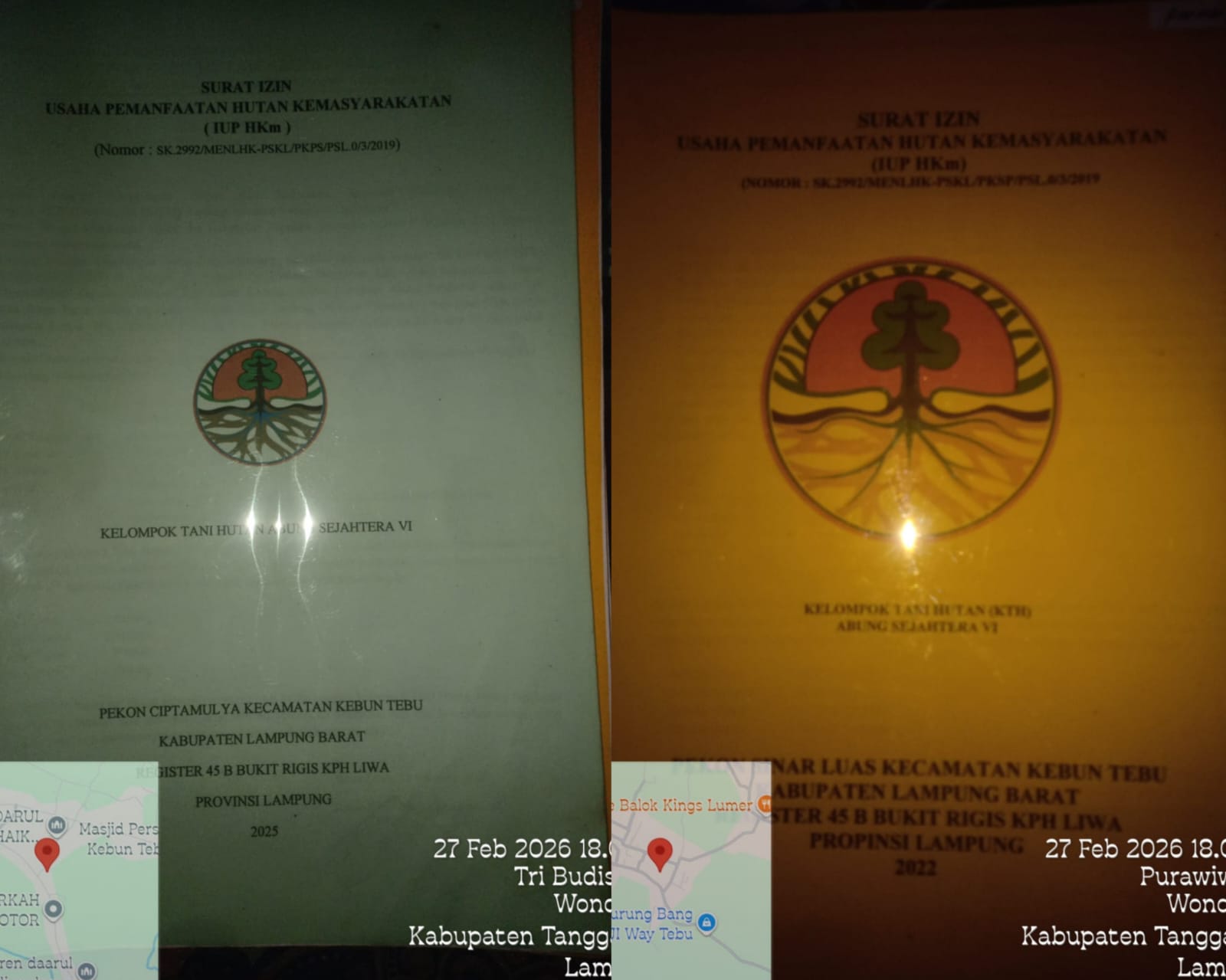 Diduga Pungutan liar (Pungli) di Pengelola Kawasan Register 45 B KTH 6 Abung Sejahtera