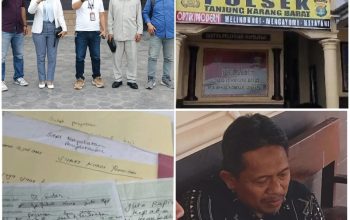 Oknum Pegawai RS Jiwa Diserahkan Ke Polsek Tanjung Karang Barat Agar di Proses Pidana