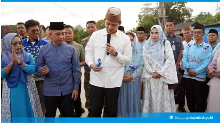 Bupati Egi Resmikan Jalan Babatan-Simpang Bayur yang Bertahun-Tahun Rusak Kini Bagus Dan Mulus