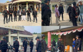Batalyon B Pelopor Satbrimob Polda Lampung Gelar Patroli Dialogis Selama Ramadan