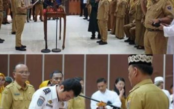 Wali Kota Metro Melantik 100 Pejabat Baru, Fokus pada Pelayanan Publik Lebih Baik