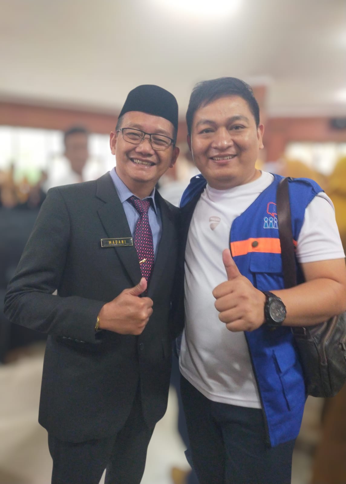 Ketua PPWI OKI, M. Abbas Umar, Ucapkan Selamat Atas Dilantiknya Ir. H. Madani sebagai Kepala Dinas PUPR Kabupaten OKI