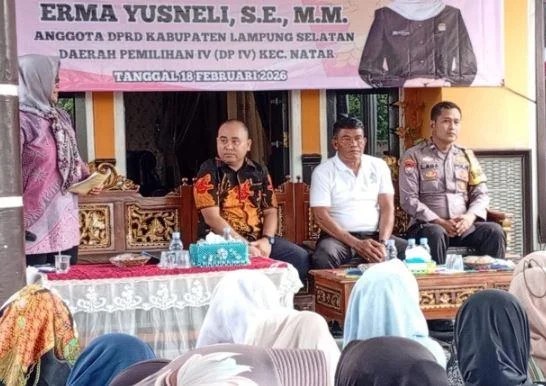 Ketua DPRD Lampung Selatan Serap Aspirasi Warga Natar, Sekaligus Perkuat Nilai Pancasila dan Kamtibmas