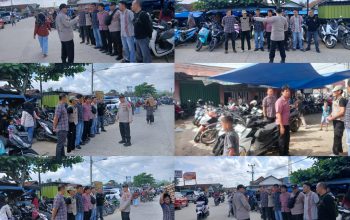 Polsek Padang Ratu Lakukan Pemantauan Pasar Menjelang Lebaran