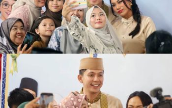 Bupati Egi Bersama Istri Zita Anjani Membaur Bersama Warga Dalam Rangka Halalbihalal di Hari Raya Idul Fitri 1447 H
