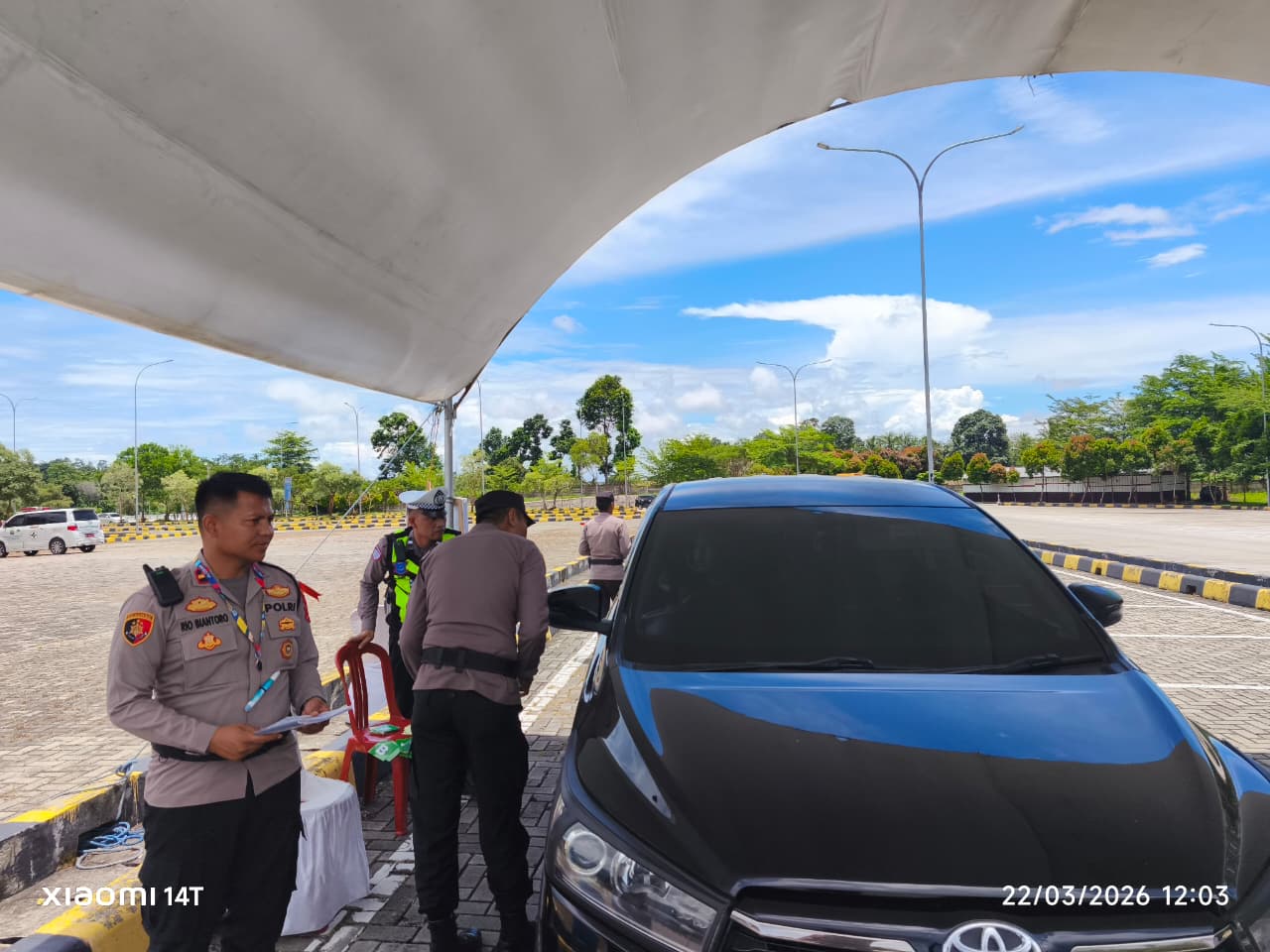 Polres Lampung Selatan Terapkan Screening Tiket dan Sistem Stiker Bagi Pemudik Menuju Pelabuhan
