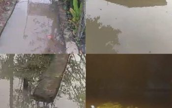 Ya Ampun..!! Saluran Air Mampet Rumah Warga Di Bumi Ratu Nuban Kebanjiran