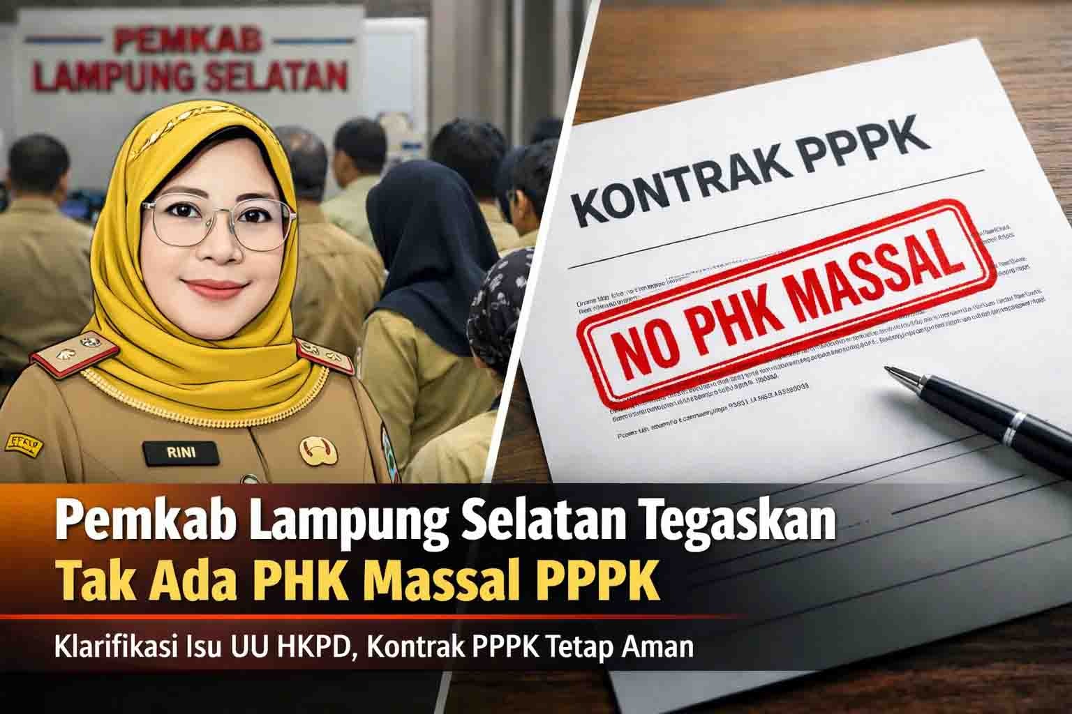Kepala BPKAD Lamsel Meminta Pegawai Jangan Terpancing Dengan Heboh UU HKPD, Tak Ada PHK Massal PPPK