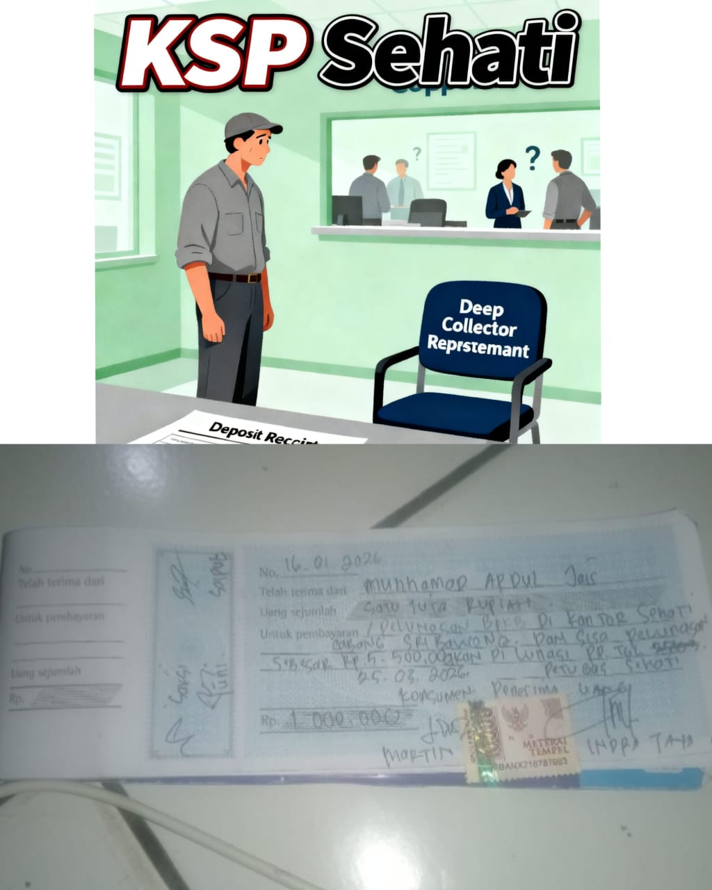 “Nasabah Klaim Lunas, Pihak Koperasi Sehati Membantah