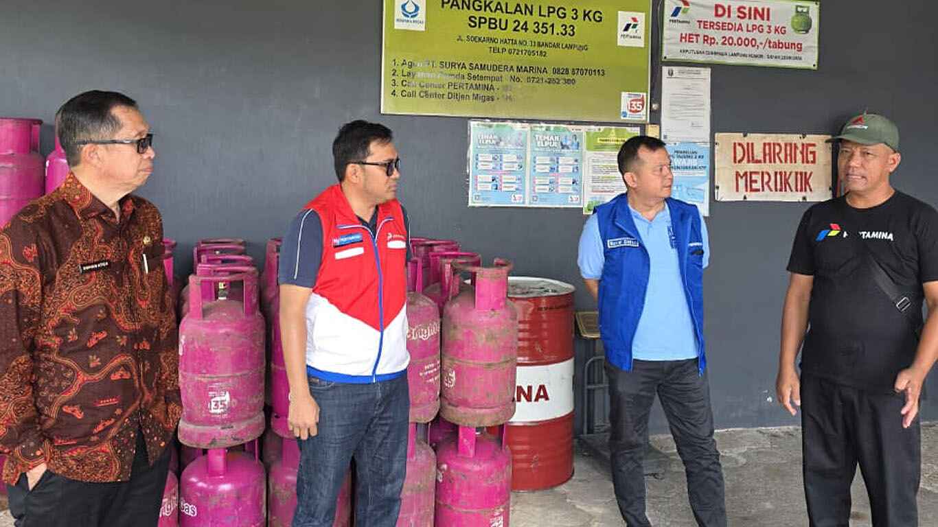 Pasca Lebaran, Ketersediaan LPG di Lampung Tetap Terjaga