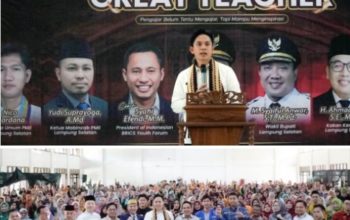Bupati Egi Menjadi Narasumber Seminar Nasional Bertajuk How to Be Great Teacher di Hadapan 1.500 Guru