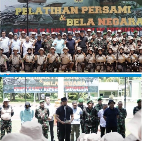 100 Pelajar Digembleng Bela Negara, Bupati Egi: Karakter Tak Bisa Digantikan AI