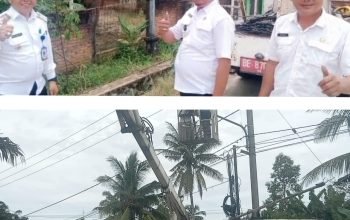 Perbaikan dan Pemasangan Lampu Jalan di Kecamatan Padang Ratu