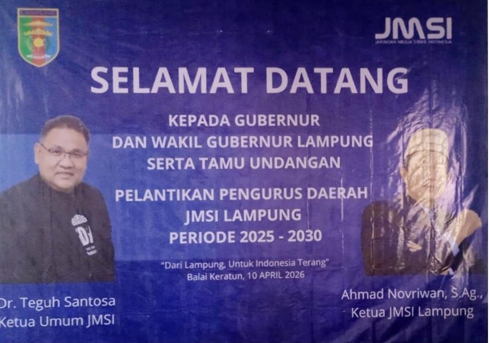 Gladi Resik Matang, Pengurus JMSI Lampung Dilantik Besok