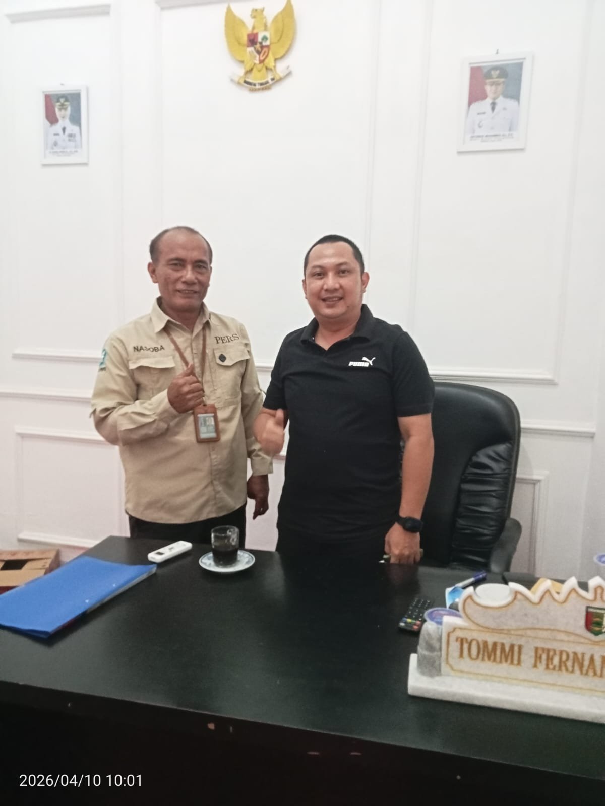 Perkuat Sinergi dan Silaturahmi, Ketua GWI DPC Pesawaran Kunjungi Disdukcapil