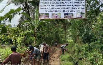 Warga Kecewa Dengan Janji-Janji Pemerintah, Jalan Rusak Parah Puluhan Tahun Tak Tersentuh Pembangunan