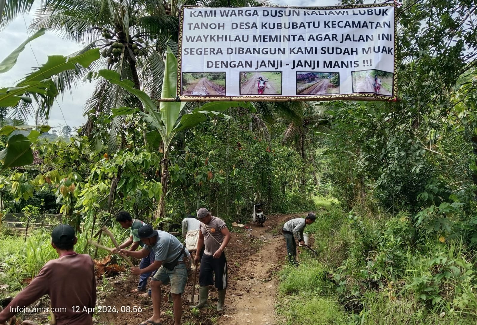 Warga Kecewa Dengan Janji-Janji Pemerintah, Jalan Rusak Parah Puluhan Tahun Tak Tersentuh Pembangunan