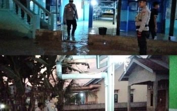 Polsek Wonosobo Identifikasi Banjir di Bandar Negeri Semuong
