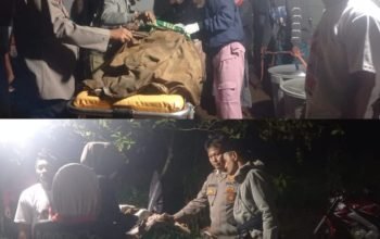 Polsek Pulau Panggung Identifikasi Lansia Korban Meninggal di Sungai Way Belu