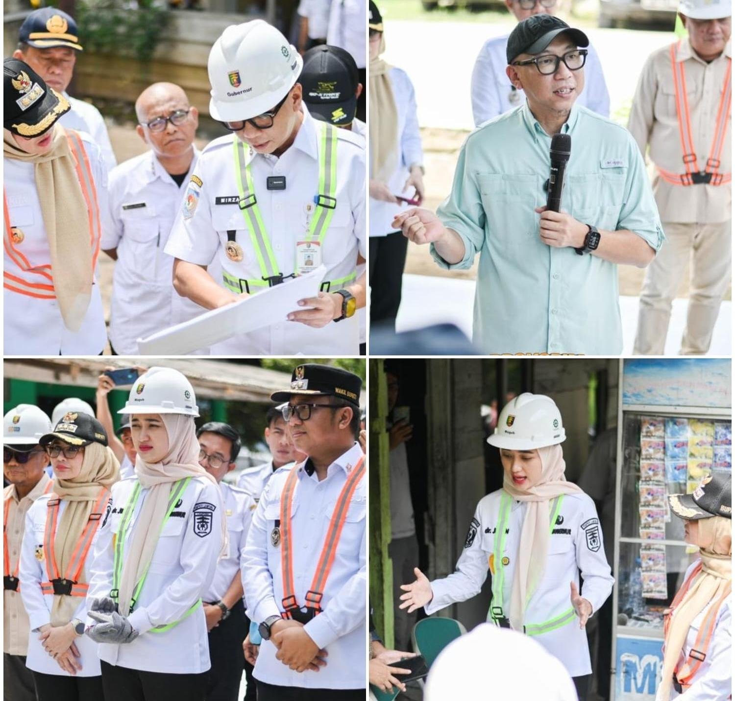 Bupati dan Wakil Bupati Pesawaran Dampingi Gubernur Tinjau Pelebaran Jalan Wisata Pesisir, Dorong Akses Pariwisata Lebih Optimal