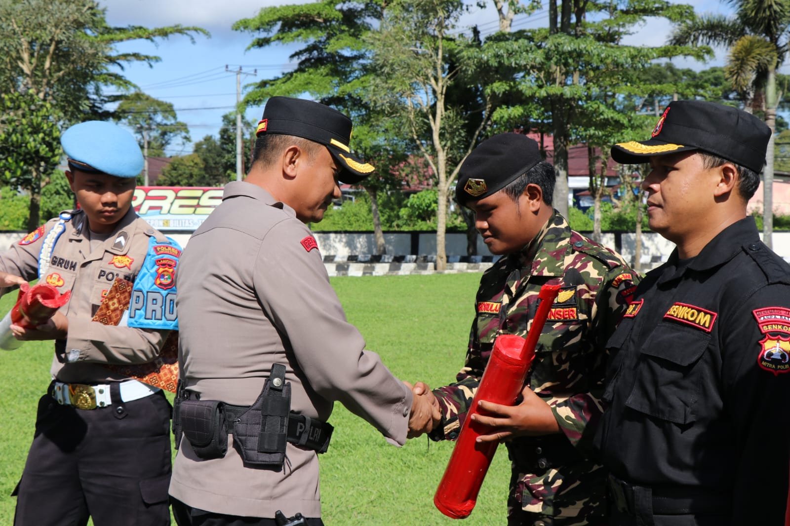 Polres Lampung Barat Gelar Apel Sabuk Kamtibmas, Wujudkan Situasi Aman dan Kondusif