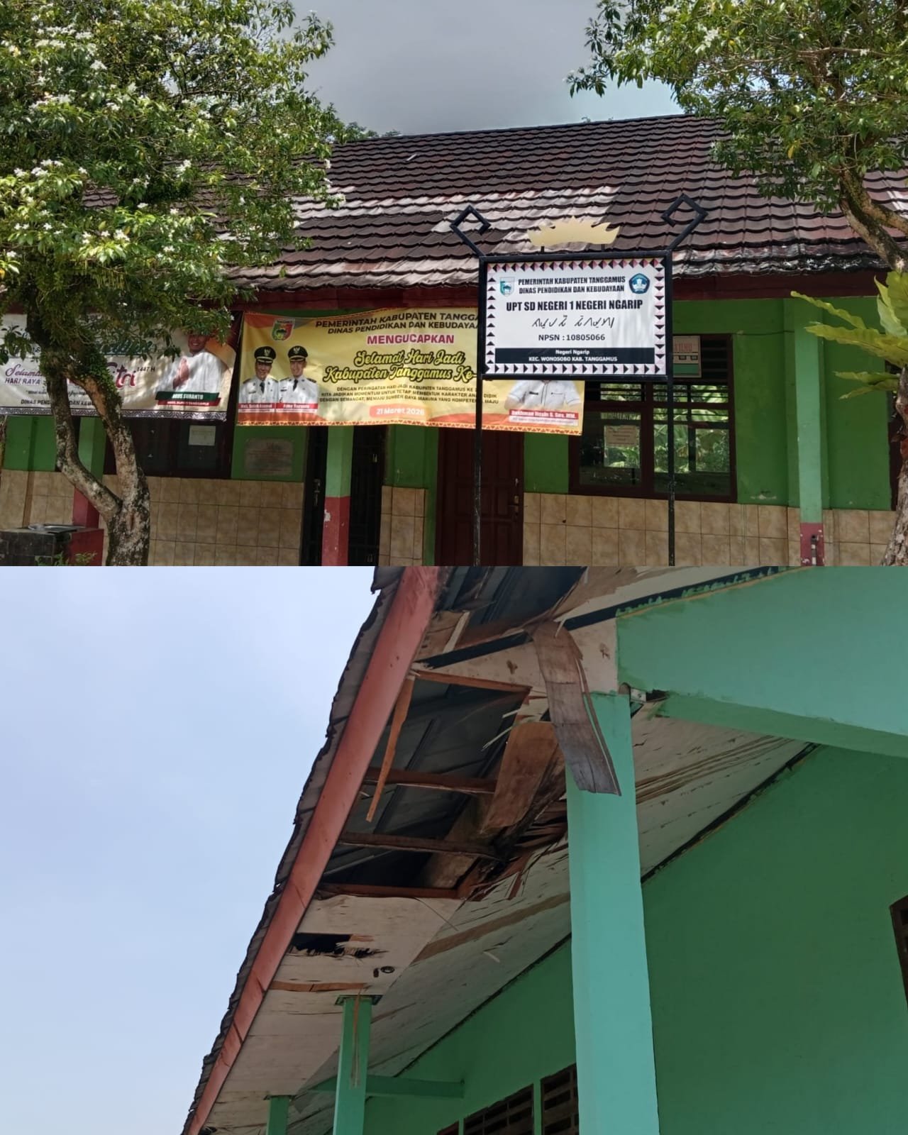 Pasca Viral, Dugaan Penyalahgunaan Dana BOS di SDN 1 Negeri Ngarip Menguat, Kondisi Sekolah Memprihatinkan