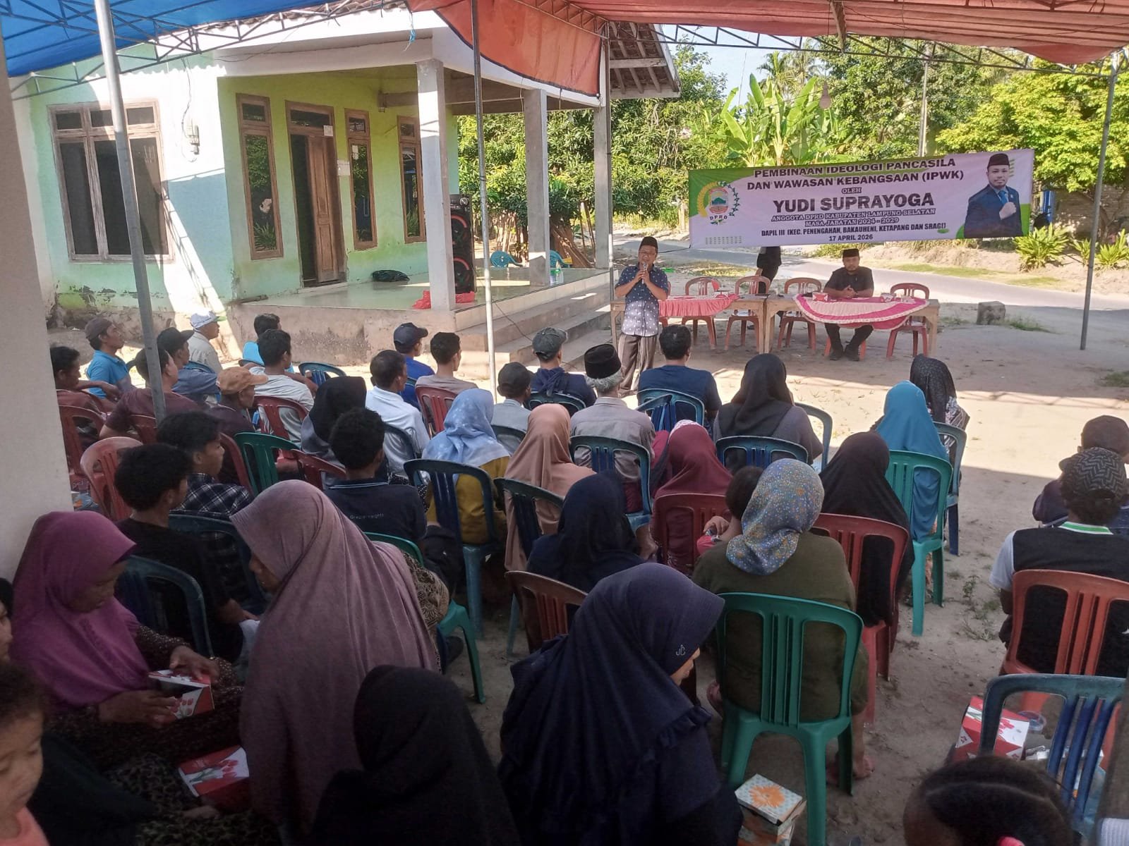Anggota DPRD Lamsel Yudi Suprayoga Gelar IPWK di Desa Ruguk Kec Ketapang