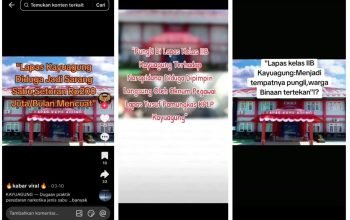 Dugaan Peredaran Narkoba dan Suap Rp200 Juta di Lapas Kayuagung, Oknum KPLP YP Jadi Sorotan