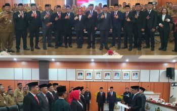 Wabup Agus Suranto Tekankan Merit Sistem, 9 Pejabat Tanggamus Resmi Dilantik