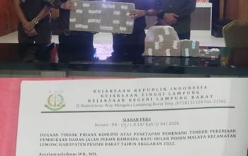 Eksekusi Kasus Korupsi Jalan Pekon Bambang–Batu Bulan: Negara Rugi Miliaran, Kejari Lampung Barat Amankan Uang Pengganti
