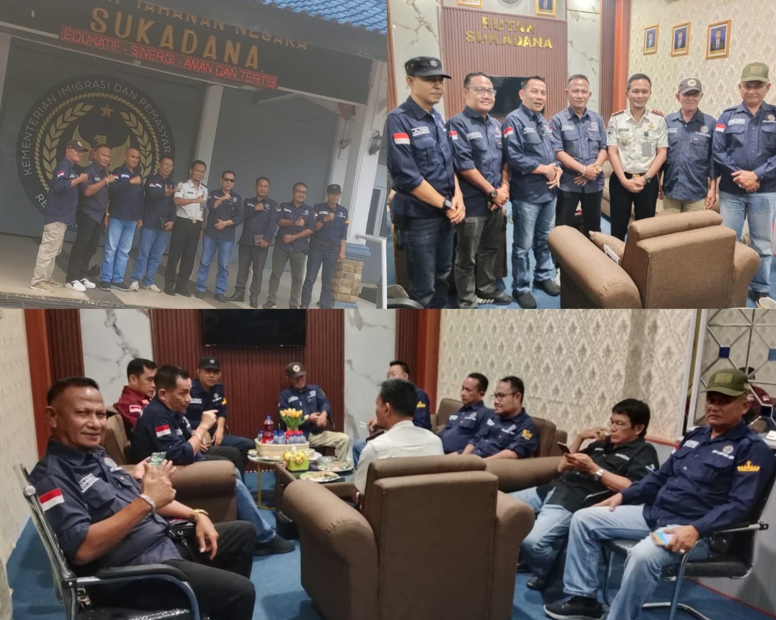 Audensi IWO LAMTIM Dengan Rutan Sukadana