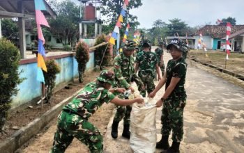 TMMD Ke-128 TA 2026: TNI Gotong Royong Bersama Warga, Jaga Lingkungan dan Bangun Akses Desa