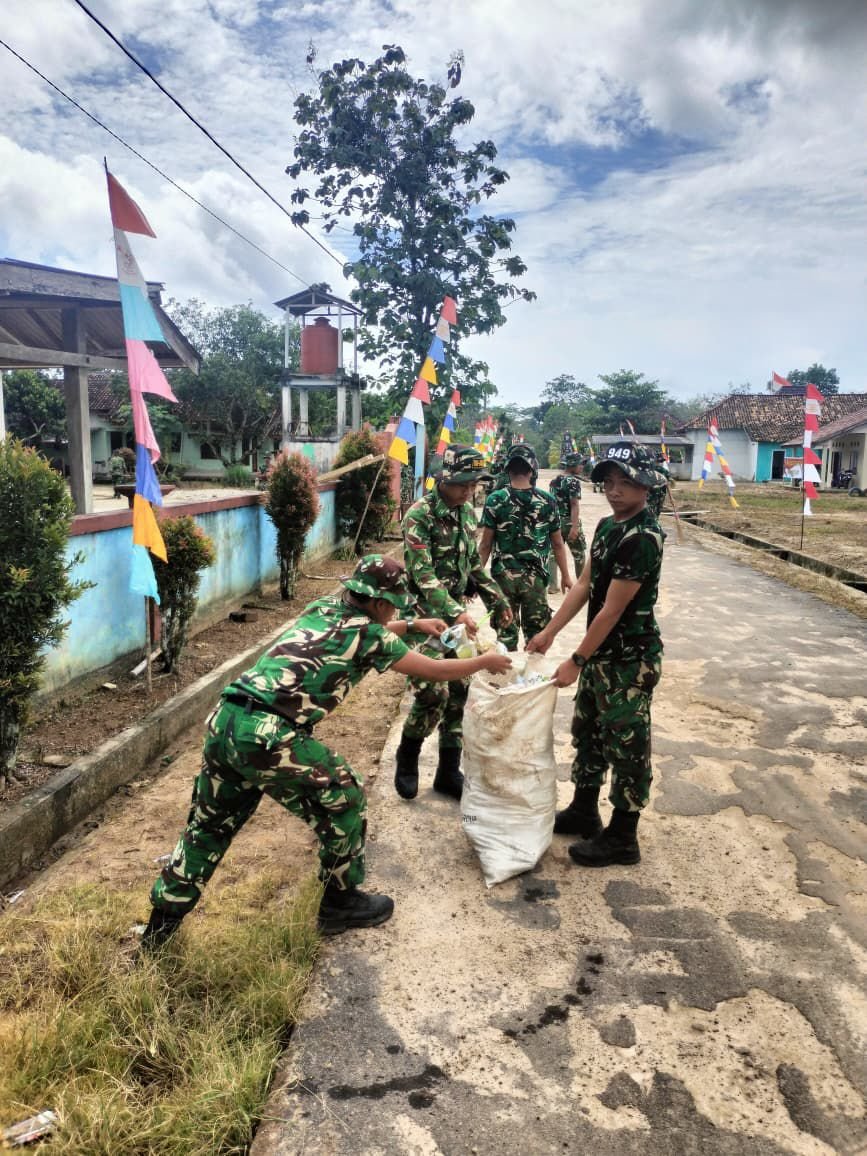 TMMD Ke-128 TA 2026: TNI Gotong Royong Bersama Warga, Jaga Lingkungan dan Bangun Akses Desa