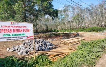 Pembangunan Kantor KMP Desa Kertosari Disinyalir Diborong Oknum PNS Staf Kecamatan Tanjung Sari