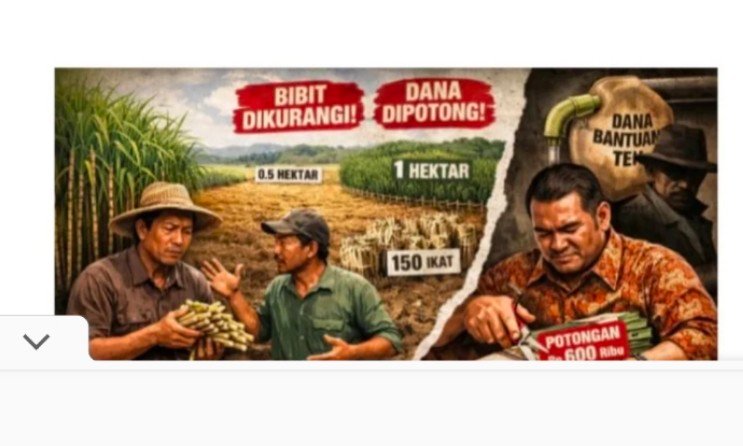 Diduga Lakukan Pungli Bantuan Pusat, Pengurus Koperasi Tebu di Lampura Harus Ditindak Tegas