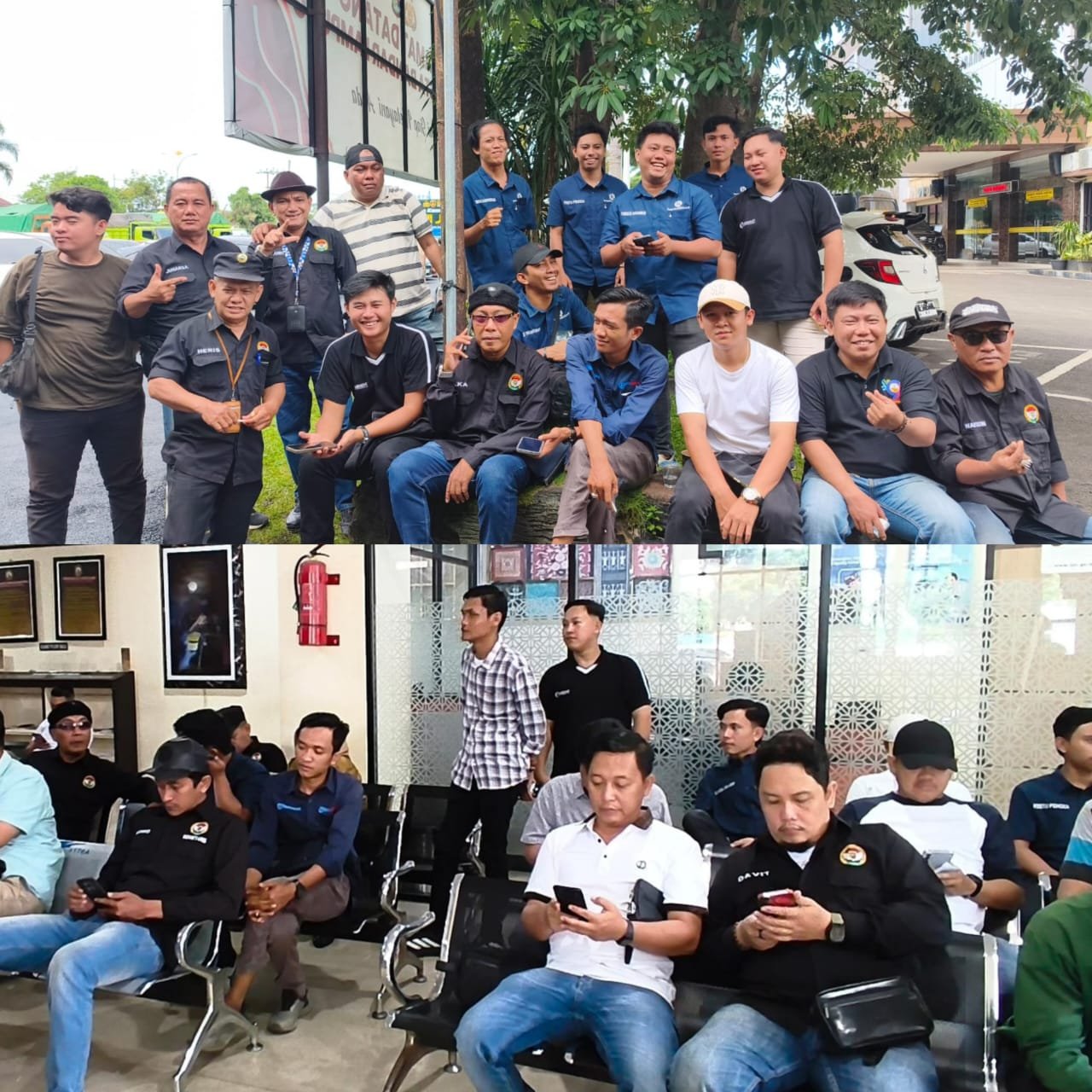 Puluhan Wartawan di Lampung Gruduk Polresta, Laporkan Dugaan Ancaman Oknum Pejabat