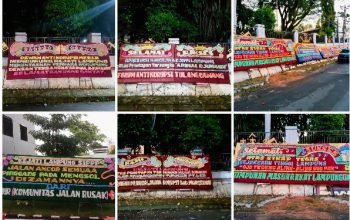 Kejati Lampung Banjir Karangan Bunga Usai Penahanan Arinal Djunaidi: Rakyat Apresiasi Keberanian Jaksa