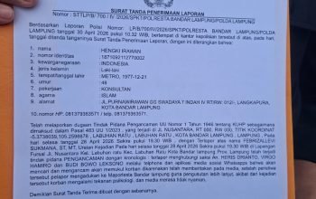 Polisi Terbitkan STTLP, Laporan Dugaan Ancaman Terhadap Wartawan di Lampung Resmi Diproses