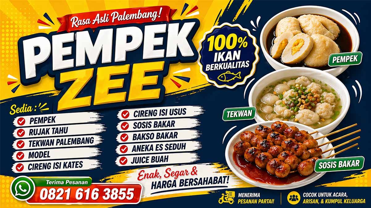 Pempek Zee, Rasa Asli Palembang di Setiap Gigitan