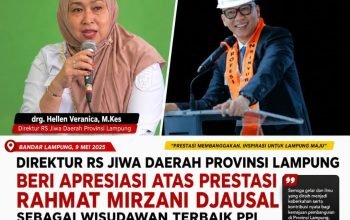 Direktur RS Jiwa Daerah Provinsi Lampung Beri Apresiasi atas Prestasi Rahmat Mirzani Djausal Sebagai Wisudawan Terbaik PPI