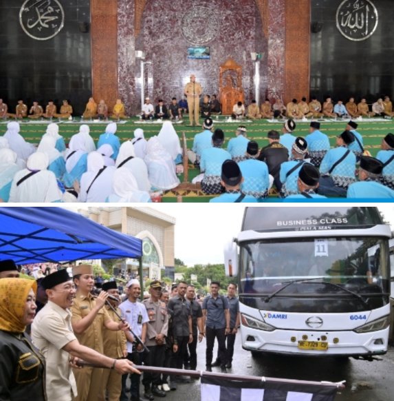 413 Jemaah Calon Haji Lampung Selatan Diberangkatkan, Pesan Bupati Egi: Jaga Kesehatan dan Nama Baik Daerah