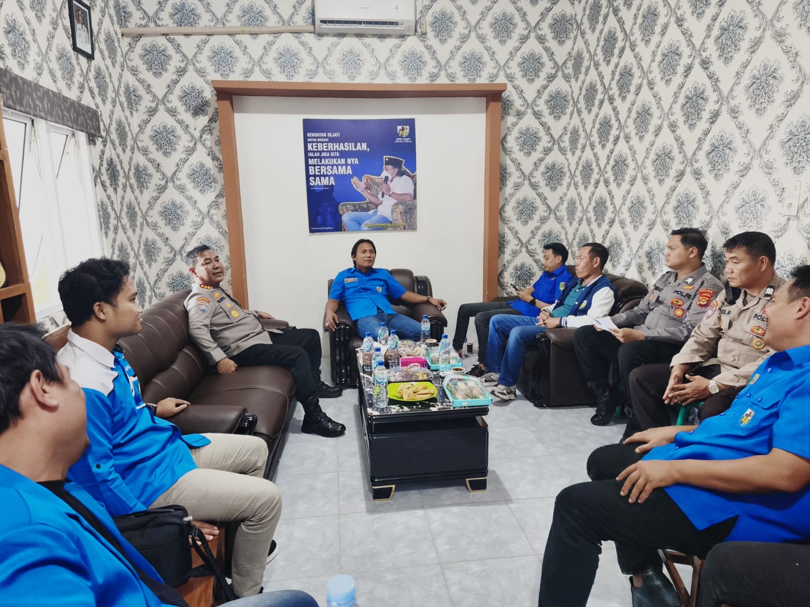 Binmas Polda Lampung Kunjungi KNPI Lampung, Perkuat Peran Pemuda dalam Menjaga Kamtibmas