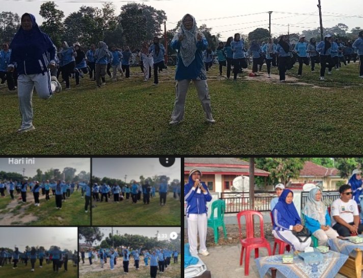 Libatkan 300 Peserta, Launching Senam Oke Gas Suatu Kebanggaan Masyarakat Kecamatan Ketapang