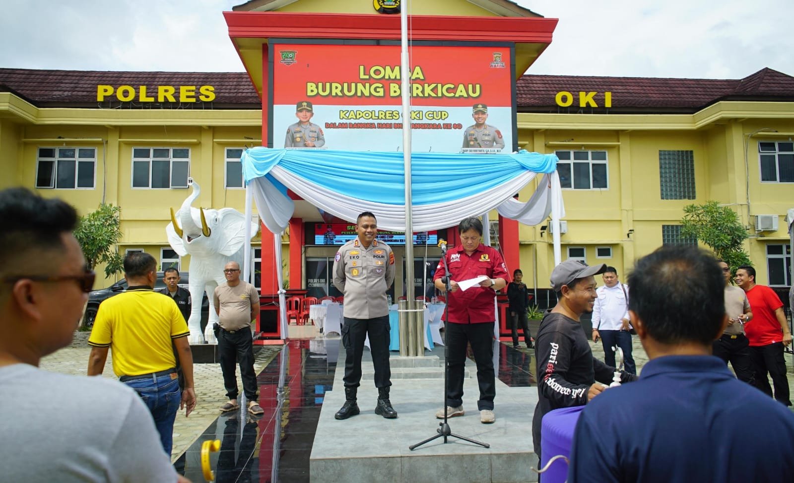 *Sambut Hari Bhayangkara ke-80, Polres OKI Gelar Event Burung Berkicau