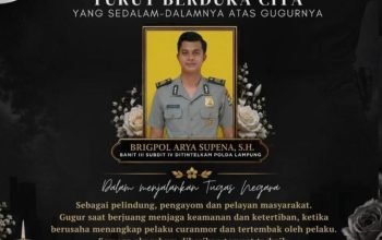 “Gugur Dalam Tugas, Brigadir Arya Supena Ditembak Pelaku Curanmor”
