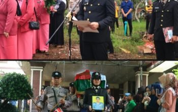 Polda Lampung Berduka: Kapolda Hadiri Upacara Pemakaman Bripka Anumerta Arya Supena yang Gugur Dalam Tugas