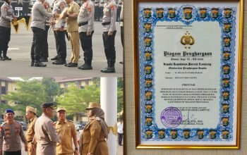 Bupati Pringsewu Terima Penghargaan Kapolda Lampung Atas Dukungan Program Akulturasi Budaya